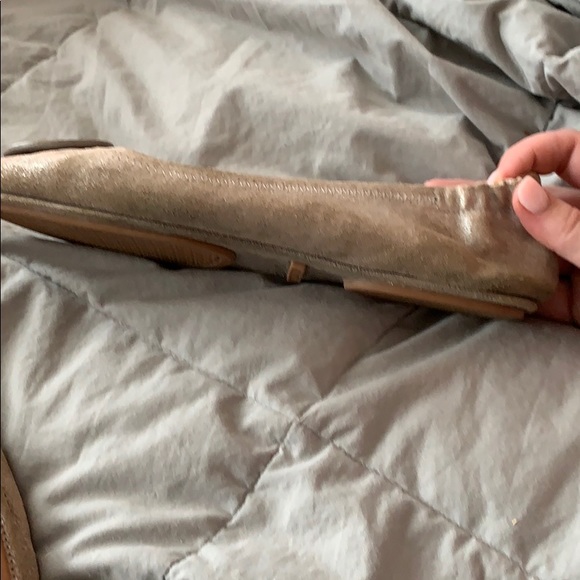 Tory Burch Metallic Minnie Flat - Picture 9 of 9